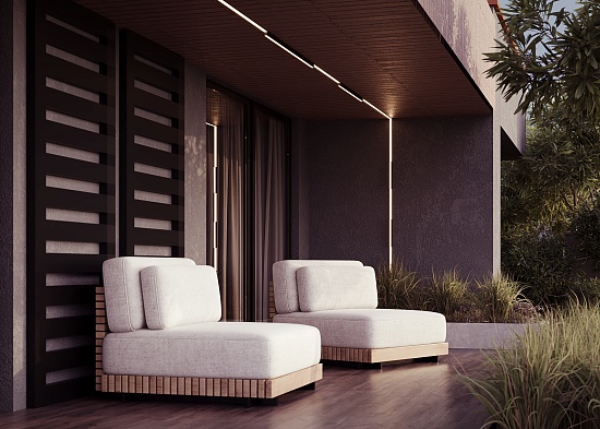 Уличный трековый светильник Outdoor O-TR02-1-S-12WB4K - фото