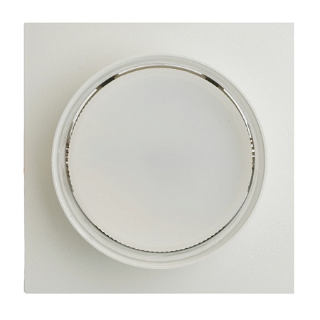 Светильник встраиваемый Feron DL501 потолочный GX53 белый квадрат - фото