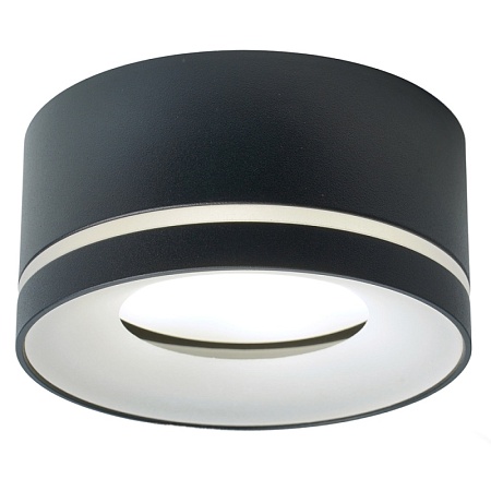 Светильник потолочный Feron HL457 12W, 230V, GX53, черный - фото