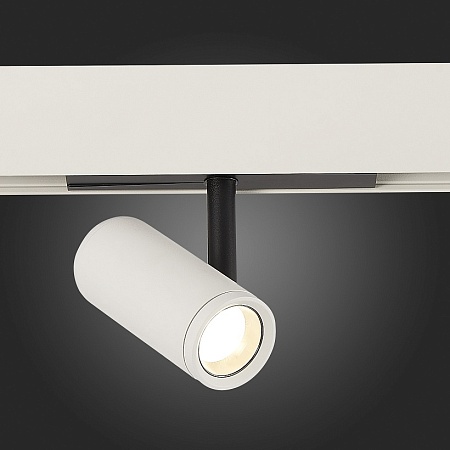 Магнитный трековый светильник Белый, Черный LED 1*8W 4000K 650Lm Ra>90 36° IP20 D42xH13 ST808.546.08 - фото