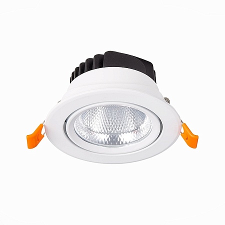 Св-к встр. Белый LED 1*24W 3000K 1 800Lm Ra80 36° IP20 D138xH88 220-240V ST211.538.24.36 - фото