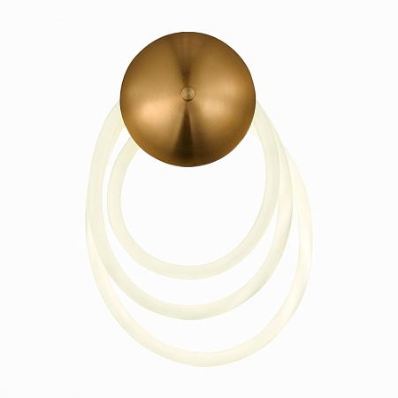 Светильник настенный ST-Luce Латунь/Белый LED 1*30W 4000K SL6102.311.30 - фото