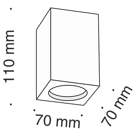 Потолочный светильник Technical C005CW-01W - фото