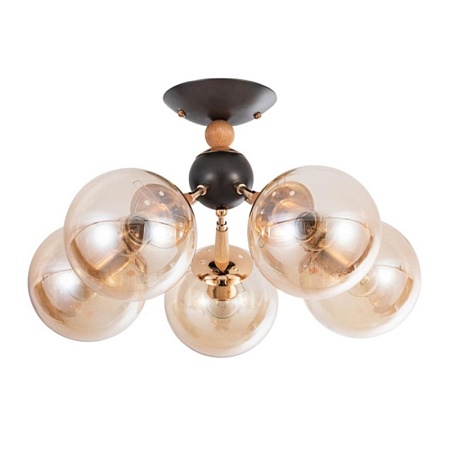 Потолочная люстра Arte Lamp BOSTON A4485PL-5BK - фото