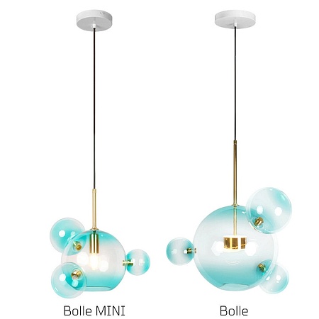 2027-P4 Blue mini Подвесной светильник LOFT IT Bolle - фото