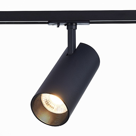 ST350.436.30.24 Св-к трек. Черный LED 1*30W 3000K 2 700Lm Ra?80 24° IP20 L177xW77xH204 100-240V Однофазная трековая система - фото
