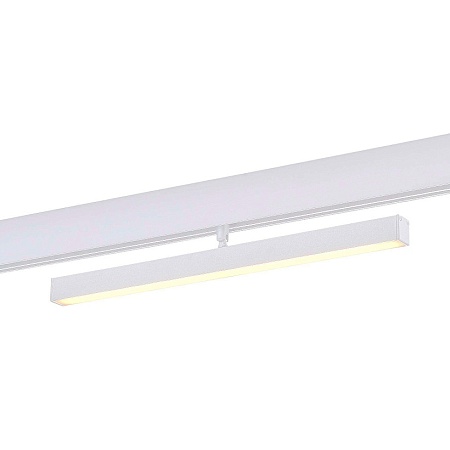 Магнитный трековый светильник Белый LED 1*12W 4000K 850Lm Ra>90 120° IP20 L405xW22,5xH9 ST802.546.12 - фото