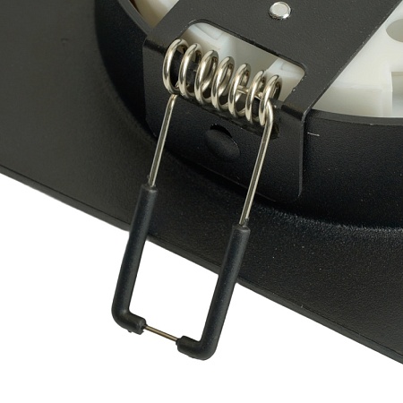 Светильник встраиваемый Feron DL506 потолочный GX53 черный + золото квадрат - фото