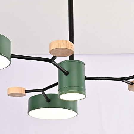 Люстра На Штанге Meade 4 Lamps Green Imperiumloft 207855-26 - фото