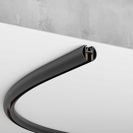 Mini Magnetic Шинопровод накладной Round черный Ø1200 мм 85168/00 Elektrostandard - фото