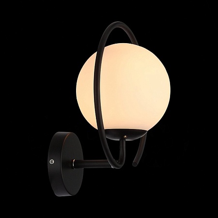 Светильник настенный Черный/Белый E27 1*60W SL418.401.01 - фото