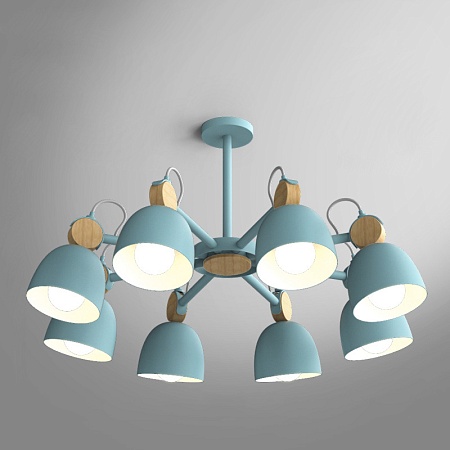 Потолочная Люстр На Штанге Rolla 8 Blueice Imperiumloft 178076-26 - фото