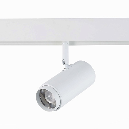Магнитный трековый светильник ZOOM Белый LED 1*6W 3000K 667Lm Ra>90 10-60° IP20 L137xW5 ST357.536.06 - фото