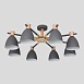 Потолочная Люстра Folke 8 Gray Imperiumloft 178024-26 - фото