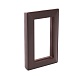 Рамка  2-местная (без перемычки),  пластик, STEKKER, PFR00-7012-04, серия Катрин, шоколад - фото