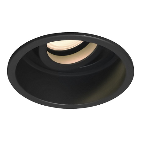 Св-к встр. Черный GU10 1*50W IP20 D91,5xH5,2 220V Без ламп ST261.408.01 - фото