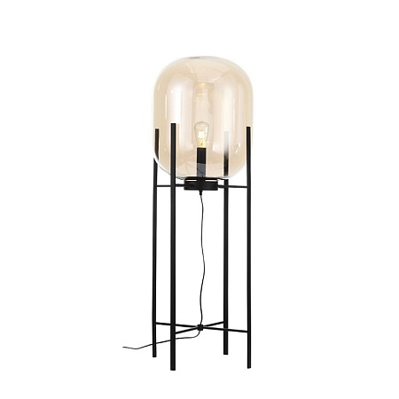 Торшер ST-Luce Черный/Коньячный E27 1*40W (из 2-х коробок) SL1050.525.01 - фото