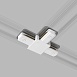 Коннектор Т-образный для однофазного шинопровода белый TRC-1-1-T-WH Elektrostandard - фото