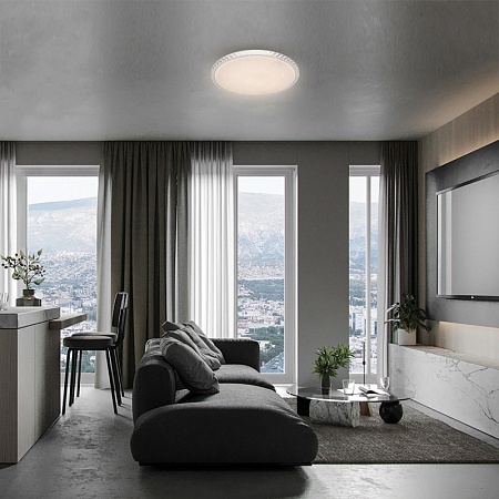 Светодиодный светильник накладной Feron AL5301 BRILLIANT тарелка 36W 4000K белый - фото