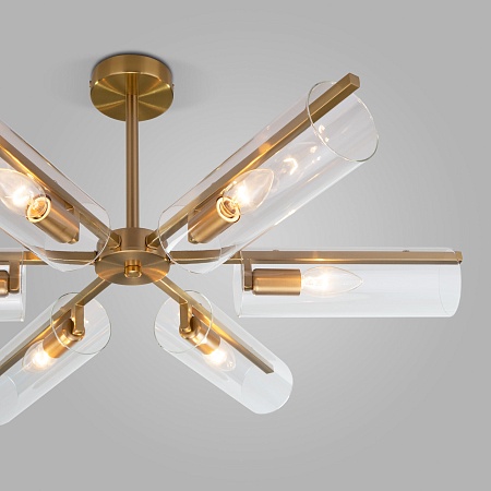 Потолочный светильник Eurosvet 70144/6 латунь - фото