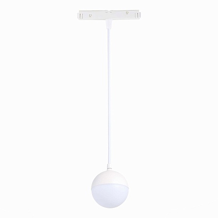 Магнитный трековый светильник подвесной Белый LED 1*7W 3000K 520Lm Ra>80 120° IP20 D90x ST358.533.07 - фото
