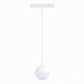 Магнитный трековый светильник подвесной Белый LED 1*7W 3000K 520Lm Ra>80 120° IP20 D90x ST358.533.07 - фото