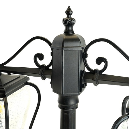 Светильник садово-парковый Feron PL748 столб 60W E27 230V, черный - фото