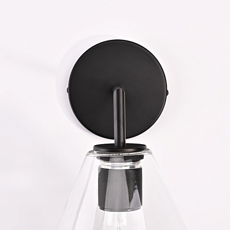 Бра Rh Utilitaire Funnel Shade Single Sconce Black Imperiumloft 123269-22 - фото