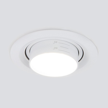 Встраиваемый точечный светодиодный светильник 9920 LED 15W 4200K белый Elektrostandard - фото