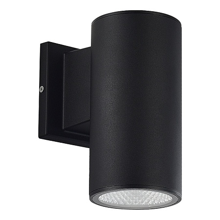 Светильник настенный ST-Luce черный/прозрачный LED 1*7/10/13W 2700/3000/3500/4000/5000 SL9530.401.01 - фото