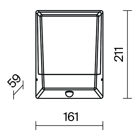 Настенный светильник (бра) Outdoor O448WL-L9GF3KSR - фото