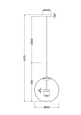 Подвесной светильник Maytoni MOD056PL-L12G3K - фото