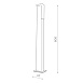 Светильник уличный наземный ST-Luce Черный/Белый LED 1*6W 4000K SL096.445.02 - фото
