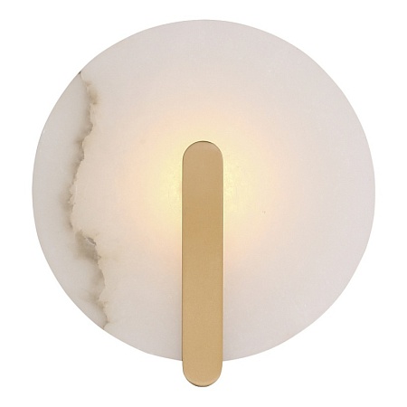 Светильник настенный ST-Luce латунь/алебастр LED 1*5W 3000K SL1195.301.01 - фото