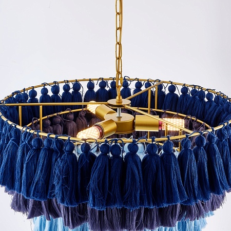 Подвесная Люстра Tassel Синий Imperiumloft 179697-26 - фото