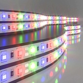 Светодиодная лента 12 В 14,4 Вт/м 60 Led/м 5050 IP20, RGB, 5 м Лента светодиодная 12V 14,4W 60Led 5050 IP20 RGB, 5м