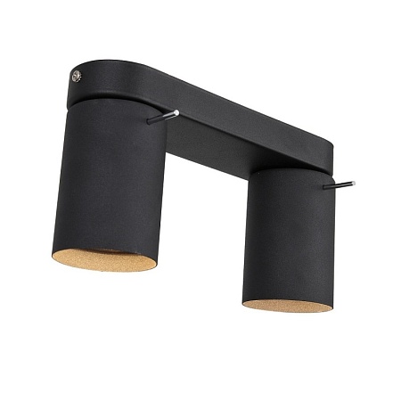 Спот ST-Luce Черный, Хром/Черный GU10 LED 2*3W SL597.401.02 - фото