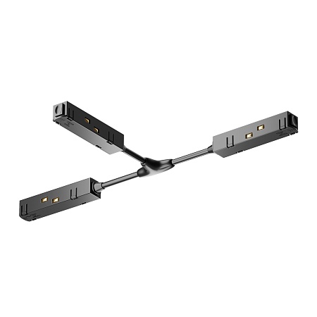 Коннектор питания Т-образный Gravity черный - фото