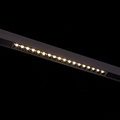 Магнитный трековый светильник Черный LED 1*18W 3000K 1 407Lm Ra&gt;90 36° IP20 L331xW22xH4 ST361.436.18