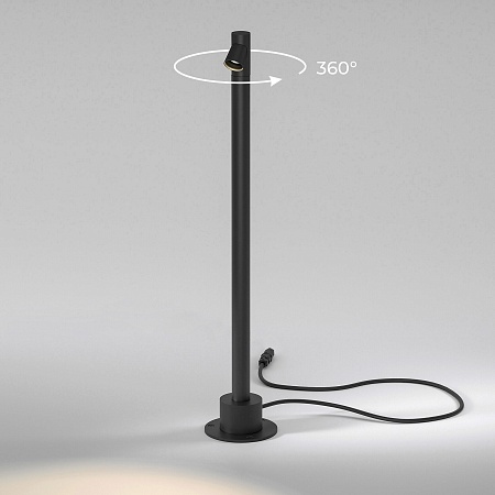 Светильник садово-парковый светодиодный Rone черный 35175/S черный Elektrostandard - фото