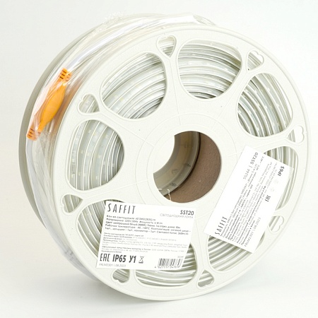SST20 SAFFIT 60SMD(2835)/м 6Вт/м 220V 50м , 4000K, IP65 - фото