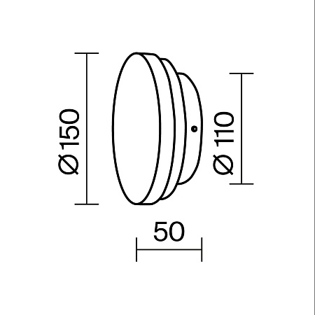 Настенный светильник (бра) Maytoni MOD461WL-L5GRK - фото