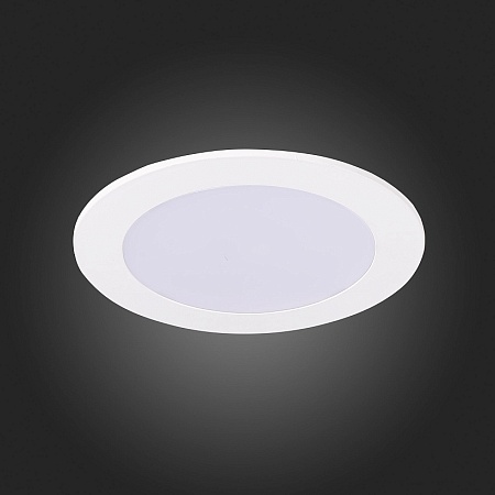 Св-к встр. Белый LED 1*10W 3000K/4000K/6000K 850Lm Ra80 110° IP20 D120xH30 220-240V ST212.508.10 - фото
