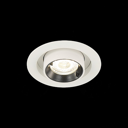 Св-к встр. Белый LED 1*12W 4000K 900Lm Ra80 24° IP20 D90xH92 180-240V ST702.248.12 - фото