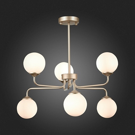 Светильник подвесной ST-Luce Золотистый/Белый G9 LED 6*5W SLE106203-06 - фото