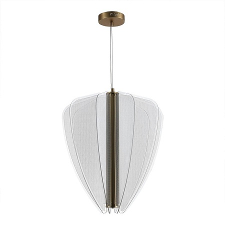 Светильник подвесной ST-Luce Золотистый/Прозрачный LED 1*75W 4000K SL6509.213.01 - фото