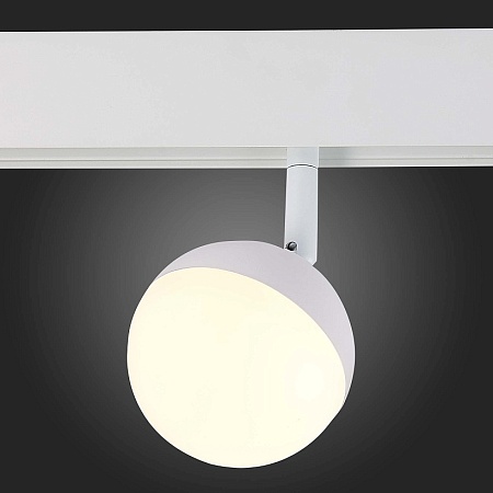 Магнитный трековый светильник Белый LED 1*7W 3000K 520Lm Ra>80 120° IP20 L120xW90xH192 ST358.536.07 - фото