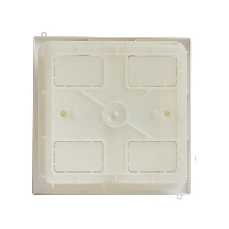 Бокс встраиваемый STEKKER EBX50-2/04-20 4 модуля, пластик, серия Standart - фото