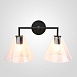 Бра Rh Utilitaire Funnel Shade Double Sconce Black Imperiumloft 123266-22 - фото