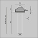 Встраиваемый светильник Technical Focus T C140TRS-L200-7W3K-BBS - фото